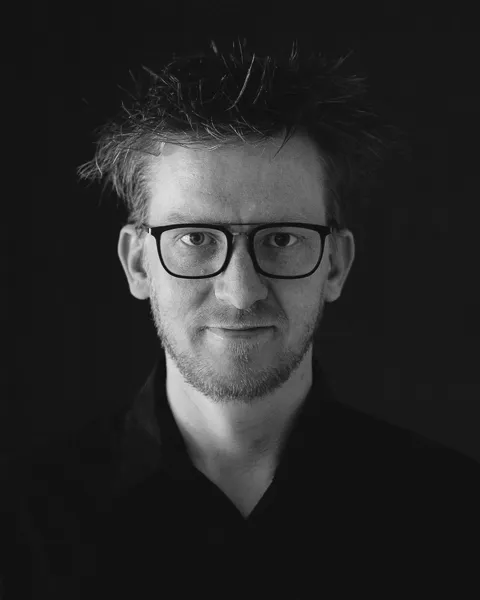 Studio photograph of Trevor Wynyard.